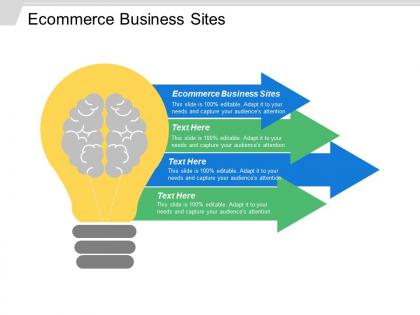 Ecommerce business sites ppt powerpoint presentation icon influencers cpb