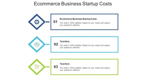 Ecommerce business startup costs ppt powerpoint presentation gallery maker cpb