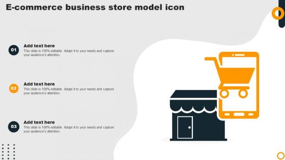 Ecommerce Business Store Model Icon
