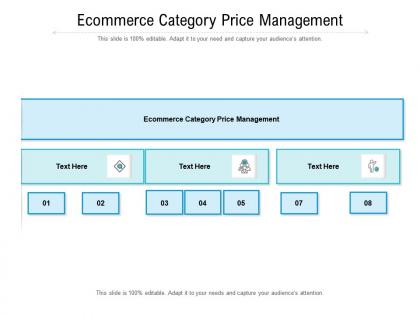 Ecommerce category price management ppt powerpoint presentation layouts design templates cpb