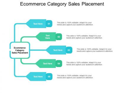 Ecommerce category sales placement ppt powerpoint presentation gallery cpb