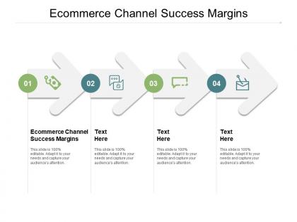 Ecommerce channel success margins ppt powerpoint presentation icon design ideas cpb