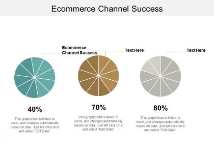 Ecommerce channel success ppt powerpoint presentation gallery demonstration cpb