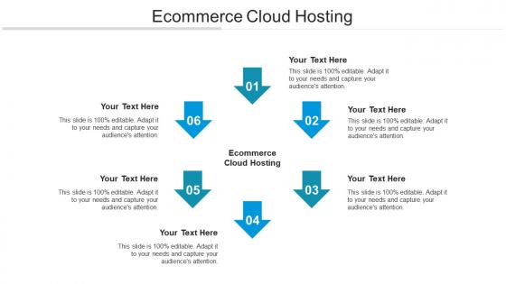 Ecommerce cloud hosting ppt powerpoint presentation ideas display cpb