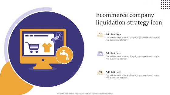 Ecommerce Company Liquidation Strategy Icon