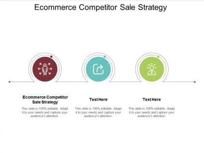 Ecommerce competitor sale strategy ppt powerpoint presentation icon file formats cpb