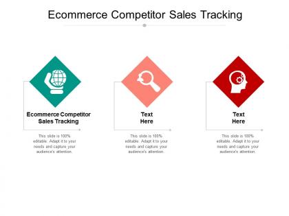 Ecommerce competitor sales tracking ppt powerpoint infographic template template cpb