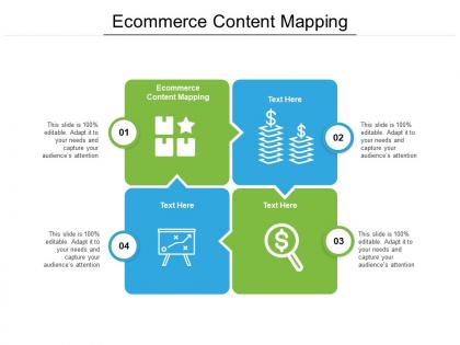 Ecommerce content mapping ppt powerpoint presentation layouts samples cpb