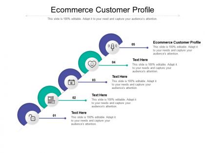 Ecommerce customer profile ppt powerpoint presentation pictures graphics cpb