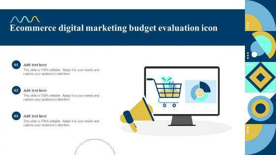 Ecommerce Digital Marketing Budget Evaluation Icon