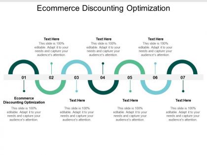 Ecommerce discounting optimization ppt powerpoint presentation model graphics example cpb