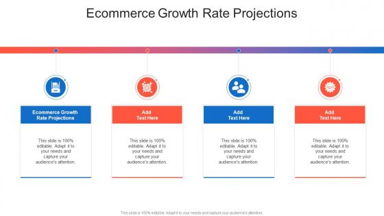 Ecommerce Growth Rate Projections In Powerpoint And Google Slides Cpb