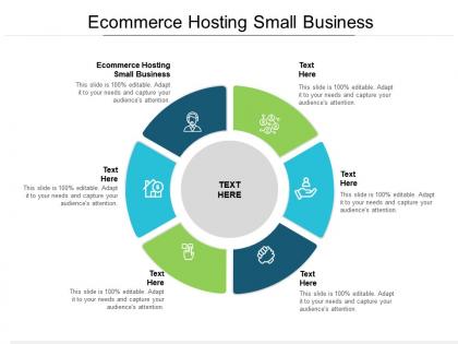 Ecommerce hosting small business ppt powerpoint presentation summary professional cpb