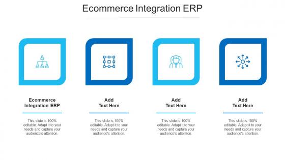 Ecommerce Integration ERP Ppt Powerpoint Presentation Summary Cpb