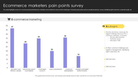 Ecommerce Marketers Pain Points Survey