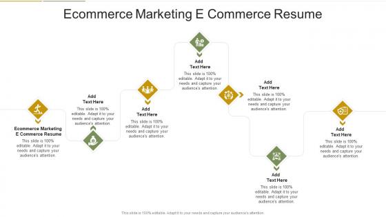 Ecommerce Marketing E Commerce Resume In Powerpoint And Google Slides Cpb