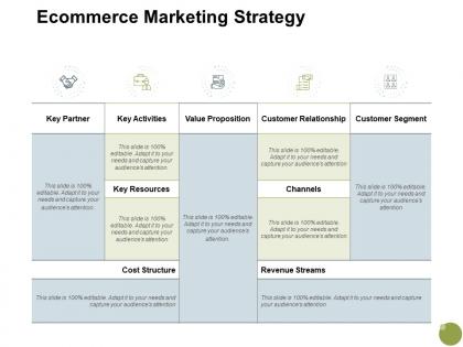Ecommerce marketing strategy customer segment a700 ppt powerpoint presentation icon show