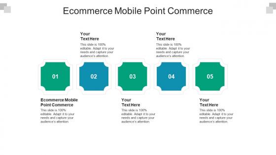 Ecommerce mobile point commerce ppt powerpoint presentation icon styles cpb