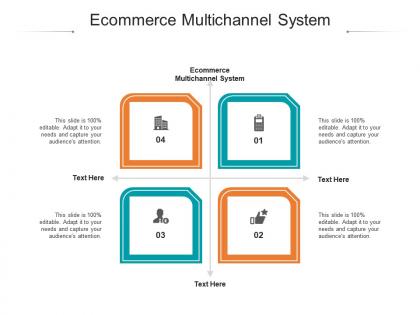 Ecommerce multichannel system ppt powerpoint presentation portfolio slide cpb
