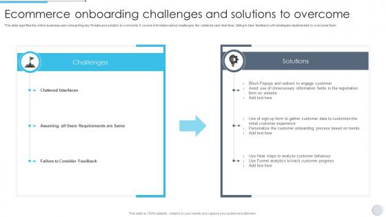 Ecommerce Onboarding Challenges And Solutions To Overcome