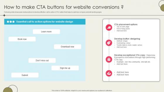 Ecommerce Optimization Strategies How To Make CTA Buttons SA SS V