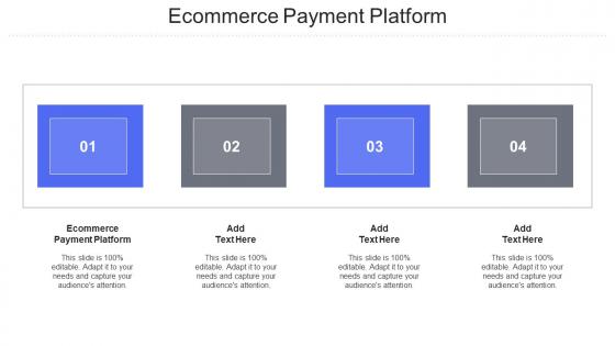 Ecommerce Payment Platform In Powerpoint And Google Slides Cpb