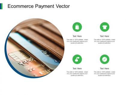Ecommerce payment vector icons ppt powerpoint presentation portfolio rules