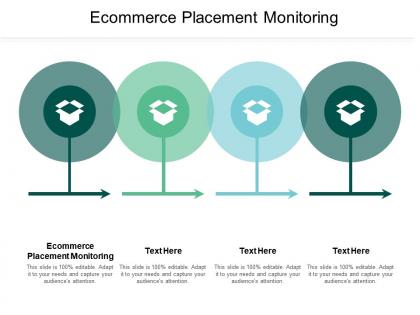 Ecommerce placement monitoring ppt powerpoint presentation file vector cpb