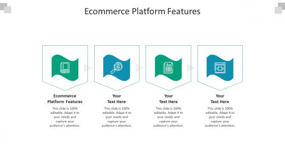 Ecommerce platform features ppt powerpoint presentation outline introduction cpb