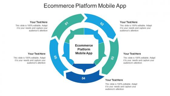 Ecommerce platform mobile app ppt powerpoint presentation slides format cpb