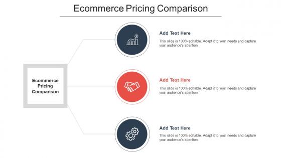 Ecommerce Pricing Comparison Ppt Powerpoint Presentation Slides Icon Cpb