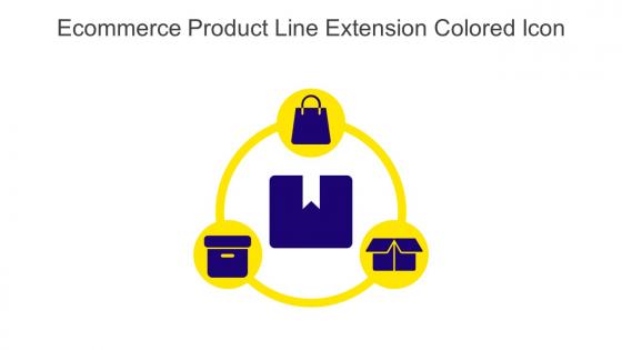 Ecommerce Product Line Extension Colored Icon In Powerpoint Pptx Png And Editable Eps Format