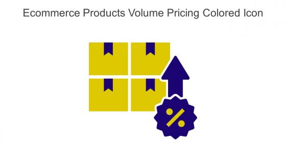 Ecommerce Products Volume Pricing Colored Icon In Powerpoint Pptx Png And Editable Eps Format