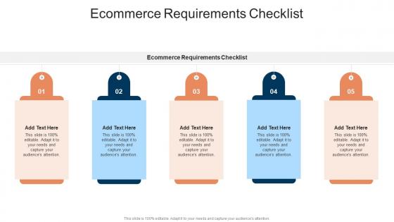 Ecommerce Requirements Checklist In Powerpoint And Google Slides Cpb