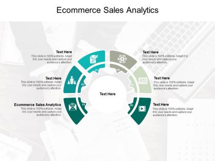 Ecommerce sales analytics ppt powerpoint presentation infographic template picture cpb