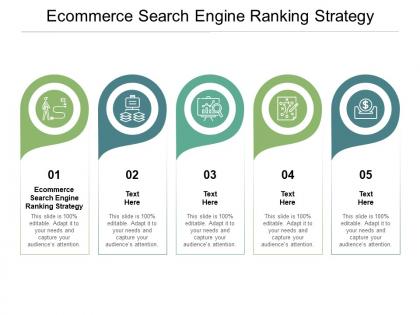 Ecommerce search engine ranking strategy ppt powerpoint presentation gallery professional cpb