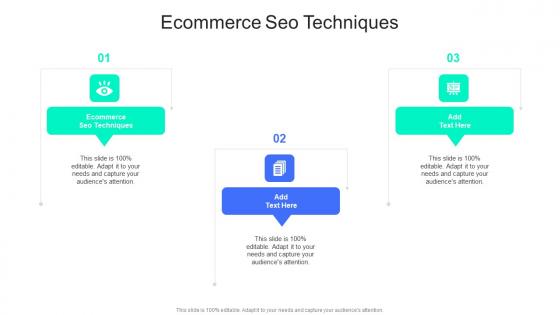Ecommerce SEO Techniques In Powerpoint And Google Slides Cpb