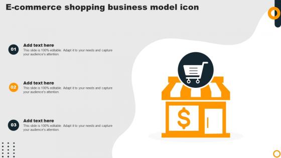 Ecommerce Shopping Business Model Icon