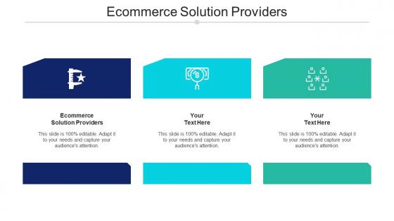 Ecommerce Solution Providers Ppt Powerpoint Presentation Layouts Background Images Cpb