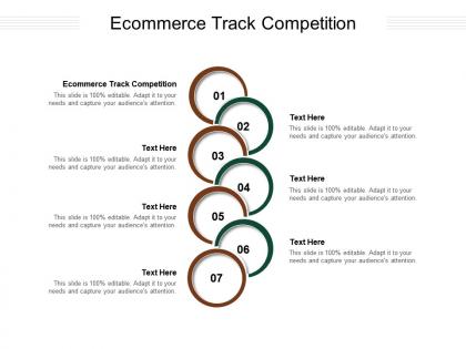 Ecommerce track competition ppt powerpoint presentation outline show cpb