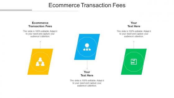 Ecommerce Transaction Fees Ppt Powerpoint Presentation Icon Background Image Cpb