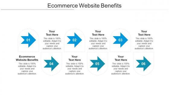 Ecommerce website benefits ppt powerpoint presentation inspiration aids cpb