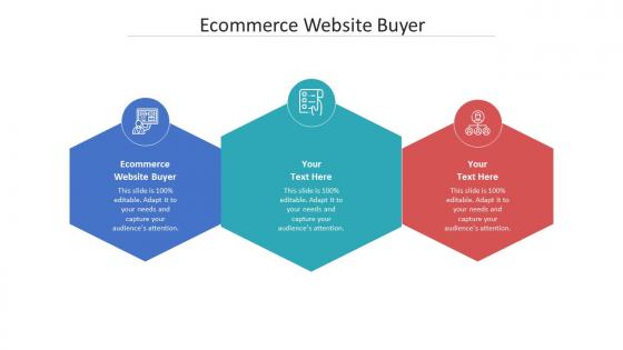 Ecommerce website buyer ppt powerpoint presentation background designs cpb