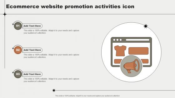 Ecommerce Website Promotion Activities Icon