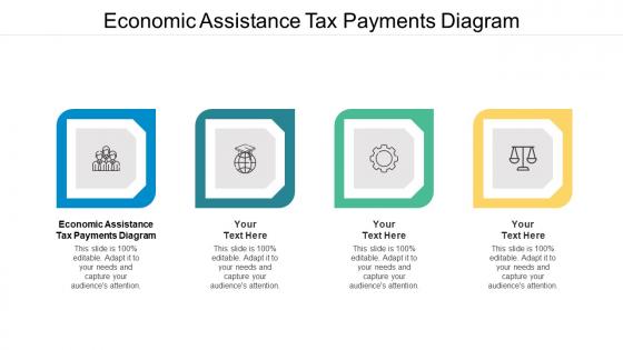 Economic Assistance Tax Payments Diagram Ppt Powerpoint Presentation Model Objects Cpb