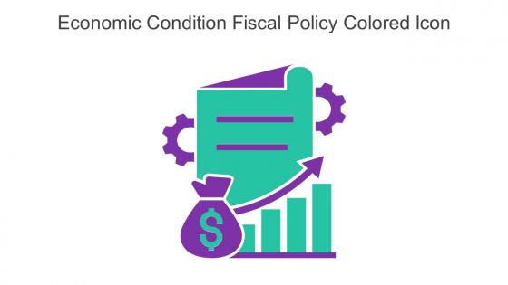 Economic Condition Fiscal Policy Colored Icon In Powerpoint Pptx Png And Editable Eps Format