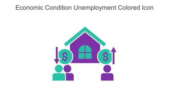Economic Condition Unemployment Colored Icon In Powerpoint Pptx Png And Editable Eps Format