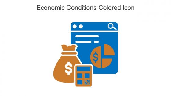 Economic Conditions Colored Icon In Powerpoint Pptx Png And Editable Eps Format