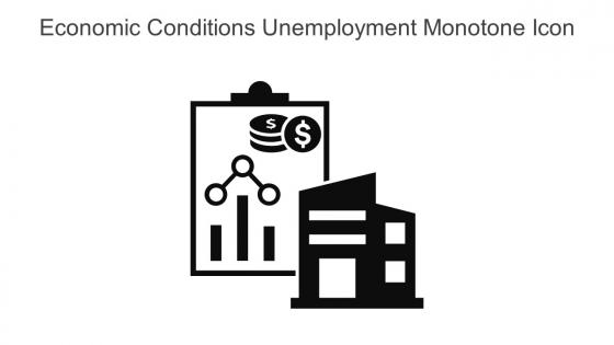 Economic Conditions Unemployment Monotone Icon In Powerpoint Pptx Png And Editable Eps Format