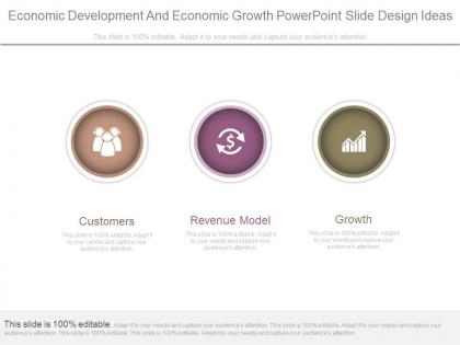 Economic development and economic growth powerpoint slide design ideas